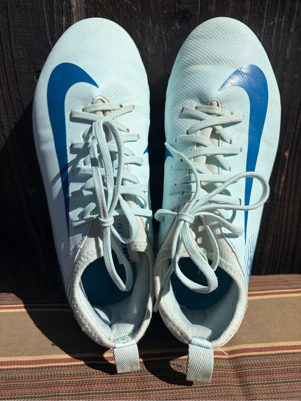 Nike 4Y Youth Kids Mercurial Vapor 16 Academy Glacier Blue Football Cleats